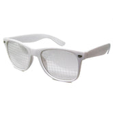 White Spiral Diffraction Glasses